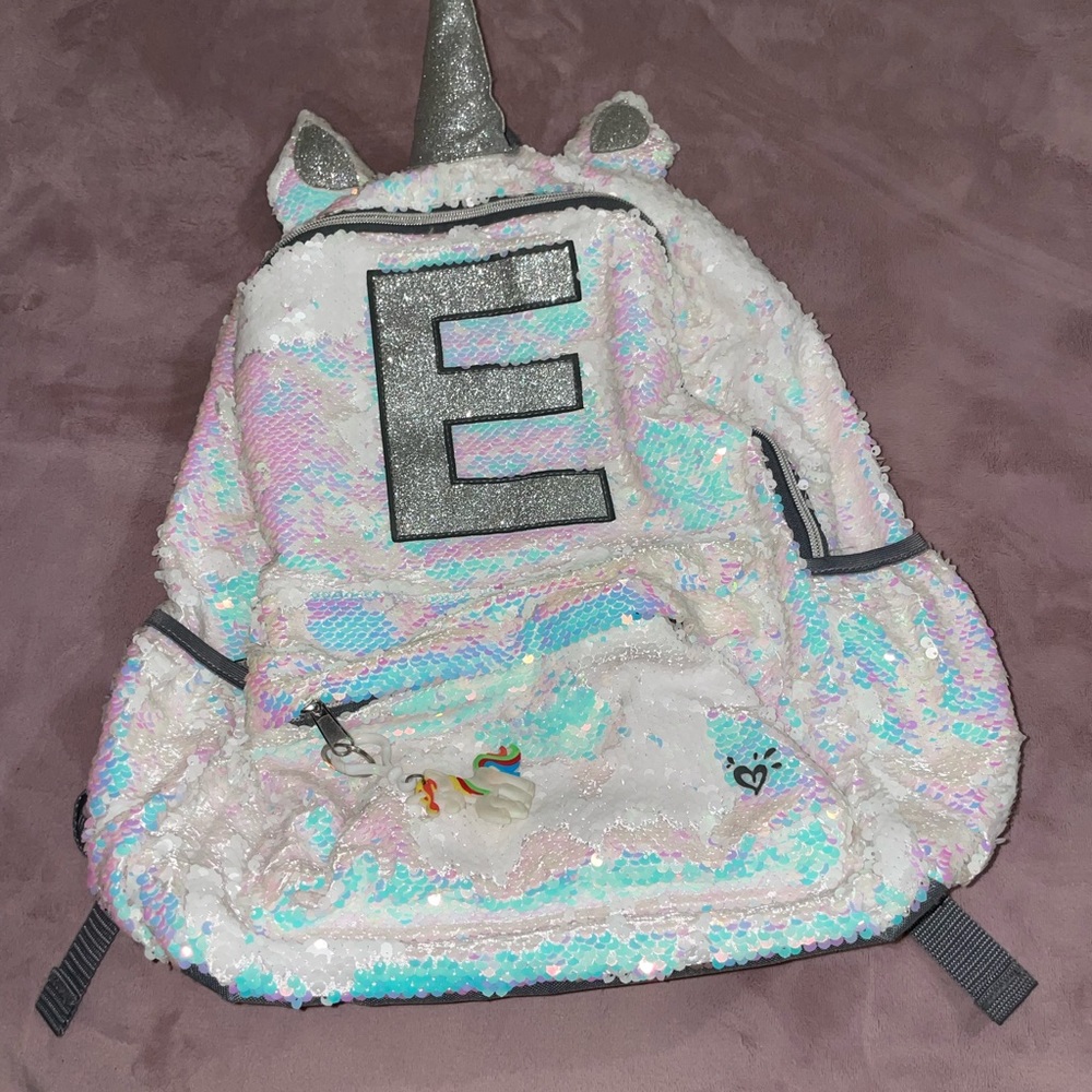 Justice Unicorn Backpack for Girls.